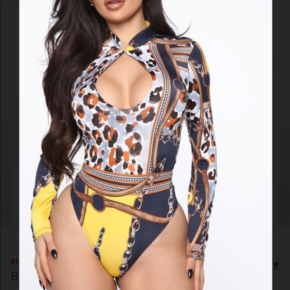 Fashion Nova Tops - Bold Taste Bodysuit